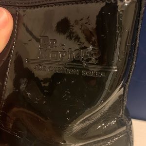 Patent leather Dr martens women’s boots